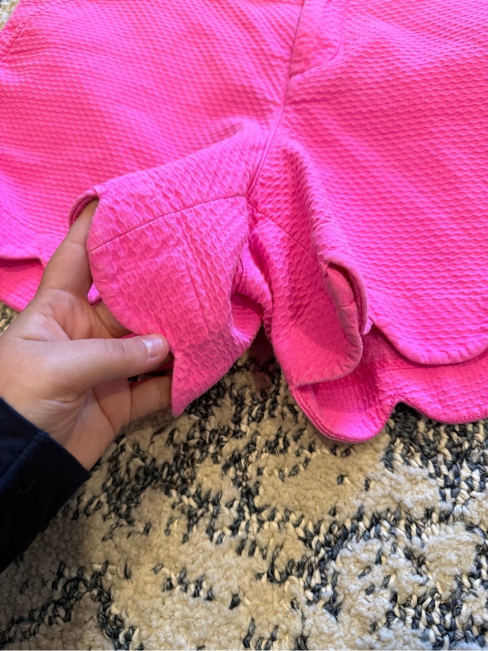 Lilly Pulitzer Hot Pink Scallop Hem Shorts - Picture 6 of 6